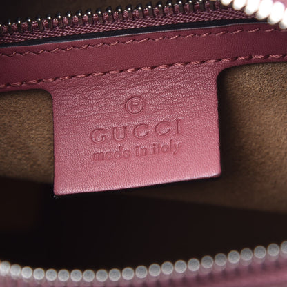 Gucci GG Supreme Monogram Blooms Small Boston Beige Multicolor Dry Rose 6 of 8