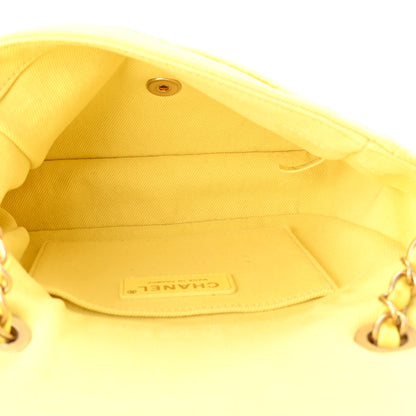 Chanel Denim Coco Flap Yellow 5 of 11
