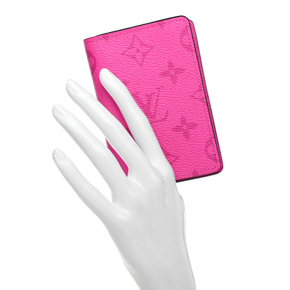 Louis Vuitton Taigarama Pocket Organizer NM Fuchsia 2 of 7