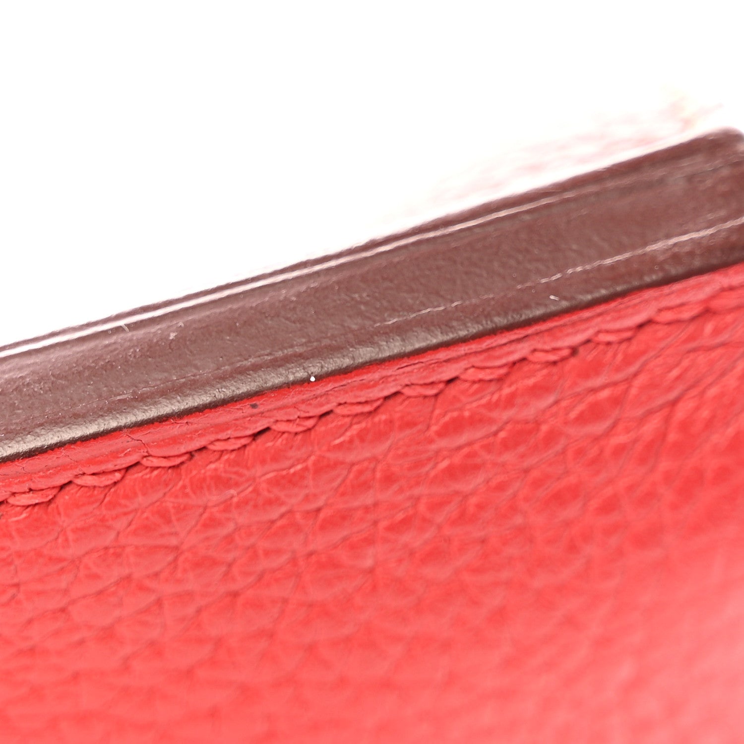 Hermes Taurillon Clemence Birkin 30 Rouge Tomate 14 of 14