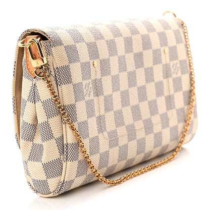 Louis Vuitton Damier Azur Favorite MM 3 of 11
