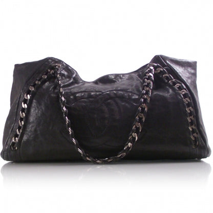 Chanel Luxe Ligne Modern Chain Hobo Black 1 of 14