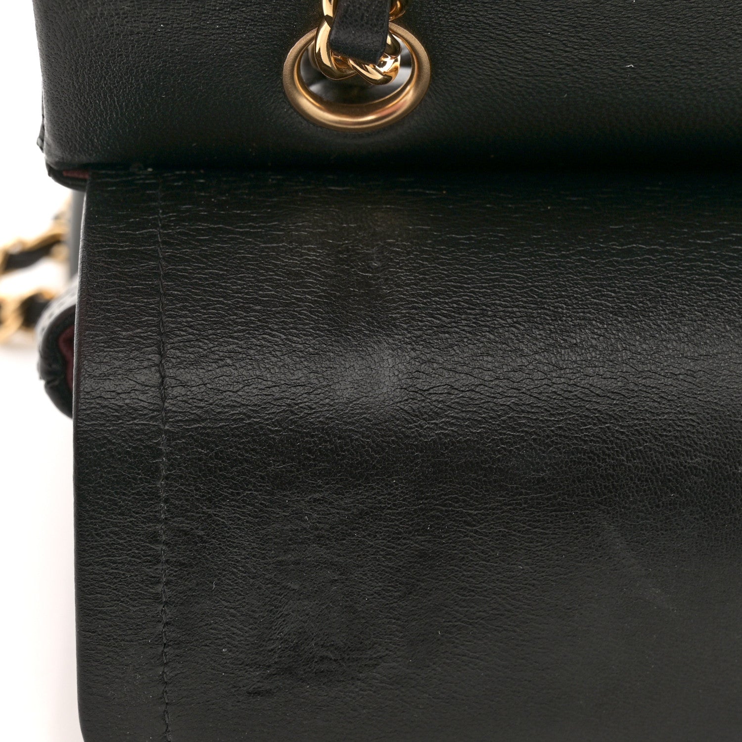 Chanel Lambskin Quilted Medium Double Flap Black 13 of 13