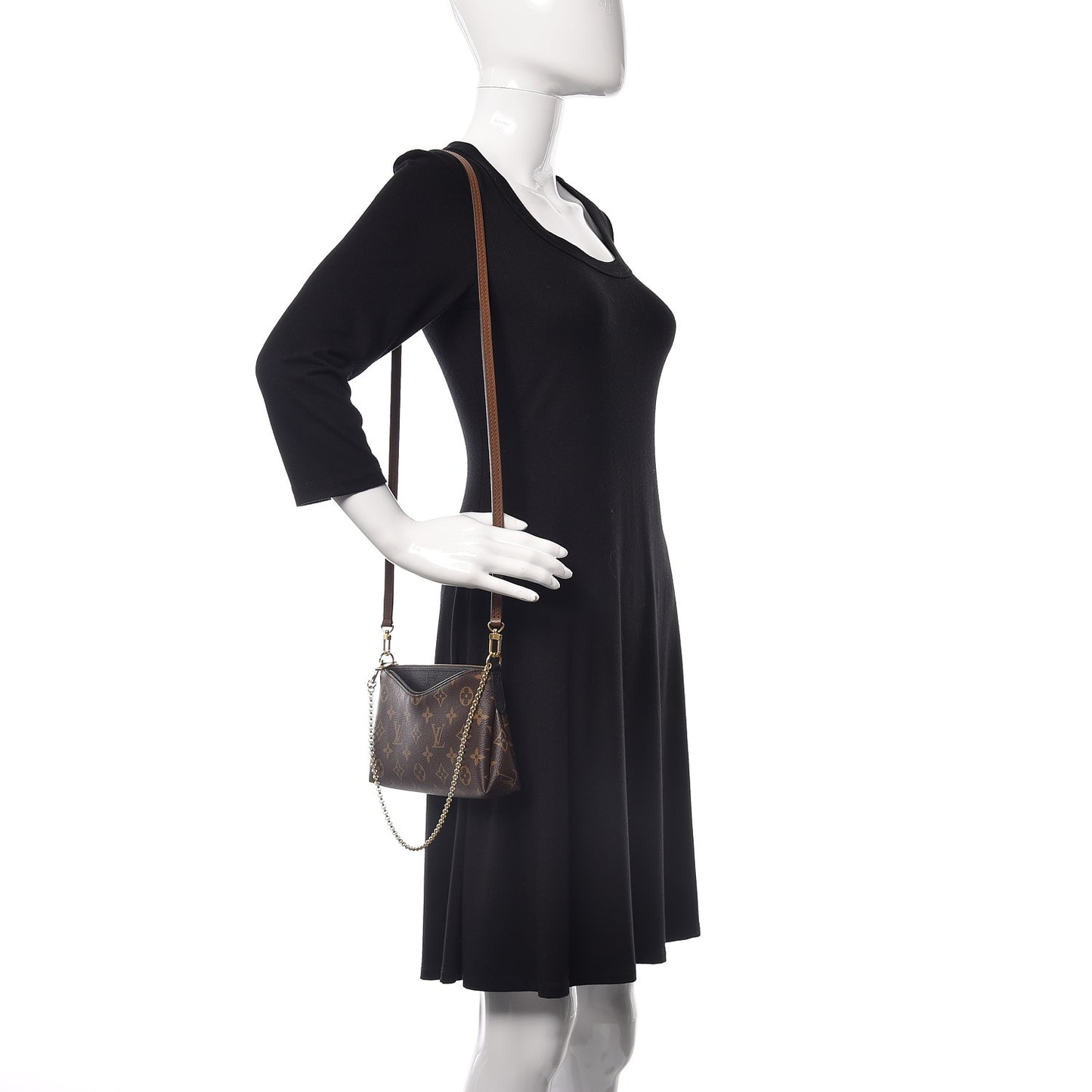 Monogram Pallas Clutch Black