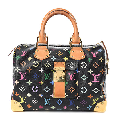 Louis Vuitton Monogram Multicolor Speedy 30 Black 1 of 9