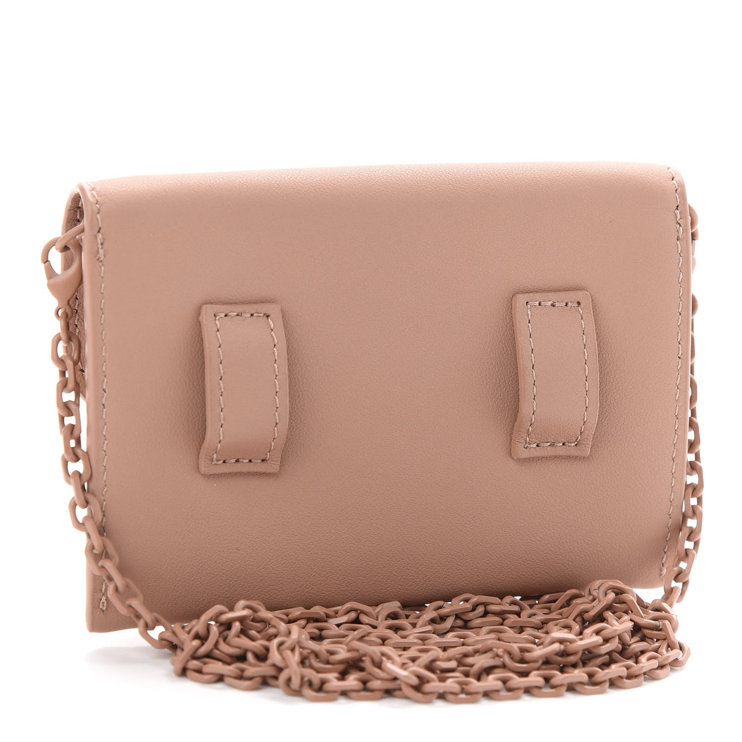 Christian Dior Ultra Matte Calfskin Nano Saddle Chain Pouch Rose Des Vents 3 of 9