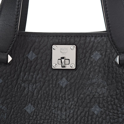 MCM Visetos Large Essential Tote Black 10 of 10