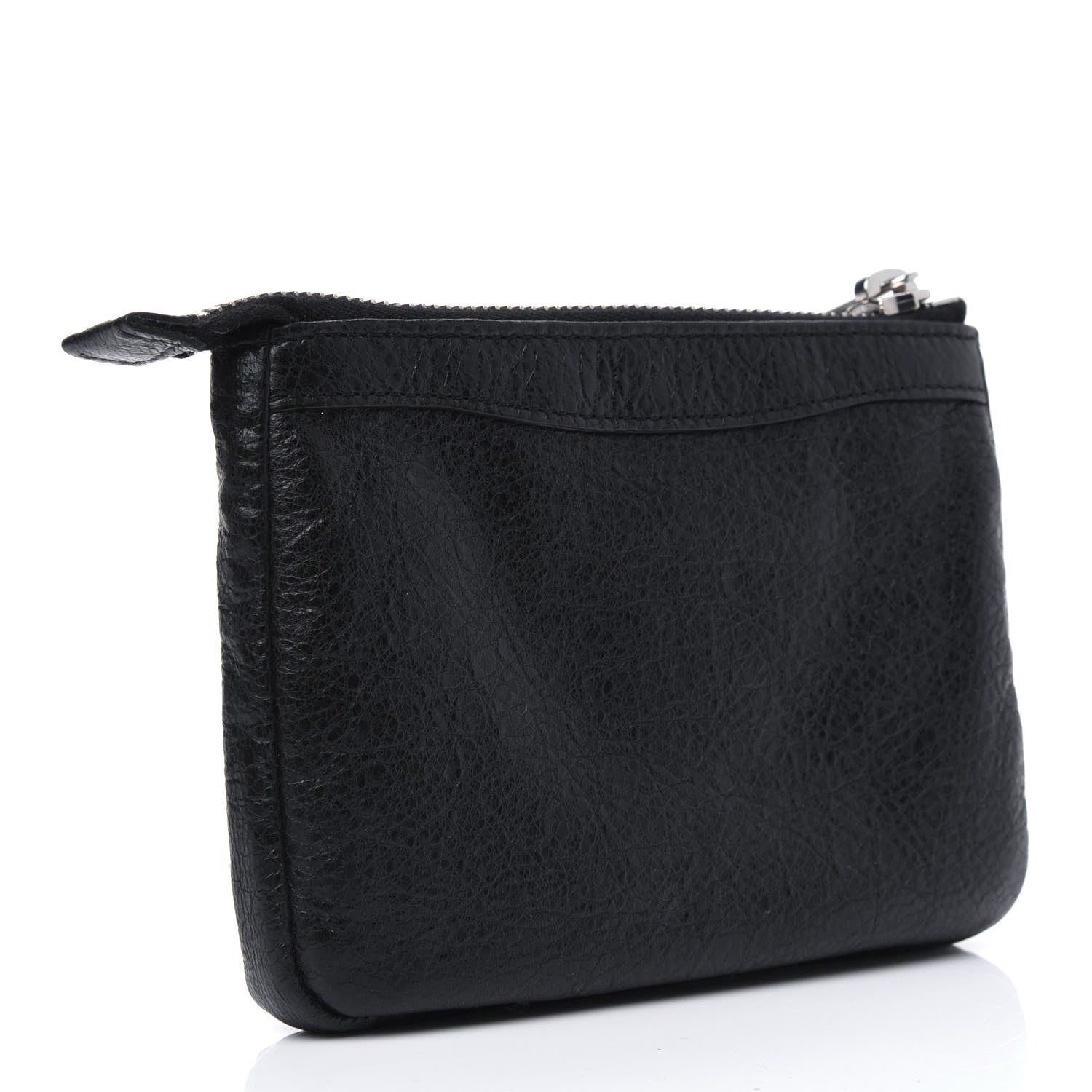 Balenciaga Agneau Giant 12 Silver Hardware M Porte-Monnaie Coin Purse Black 3 of 12