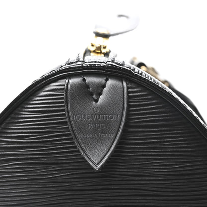 Louis Vuitton Epi Speedy 30 Black 6 of 9