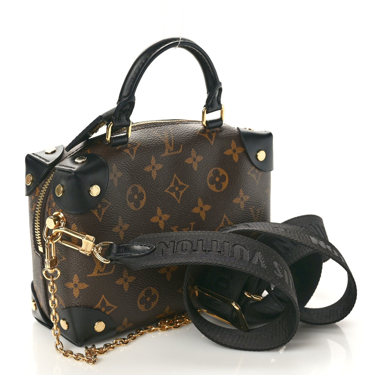 Monogram Petite Malle Souple Black