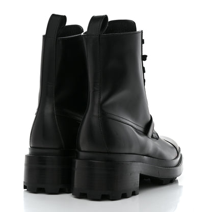 Hermes Glossed Calfskin Funk Ankle Boots 39.5 Black 4 of 9