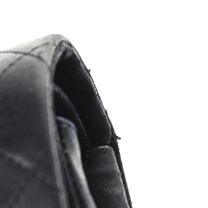 Chanel Lambskin Quilted Medium Double Flap Black 20 of 23
