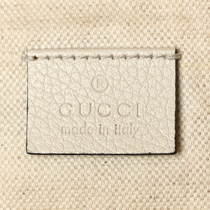 Gucci Grained Calfskin Logo Belt Bag White 6 of 12