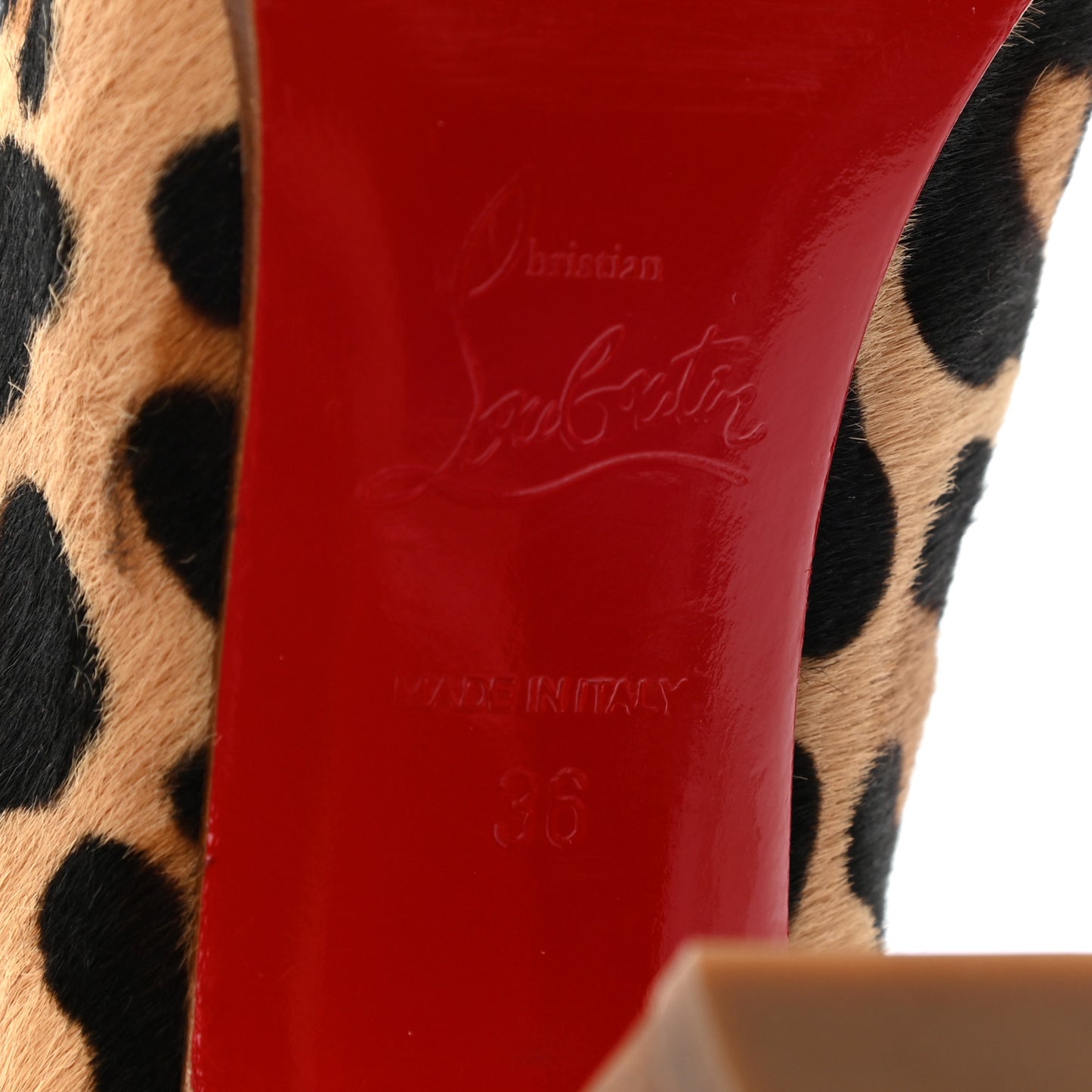 Calf Hair Leopard Print Who Dances 85 Ankle Boots 36 Gold Fauve