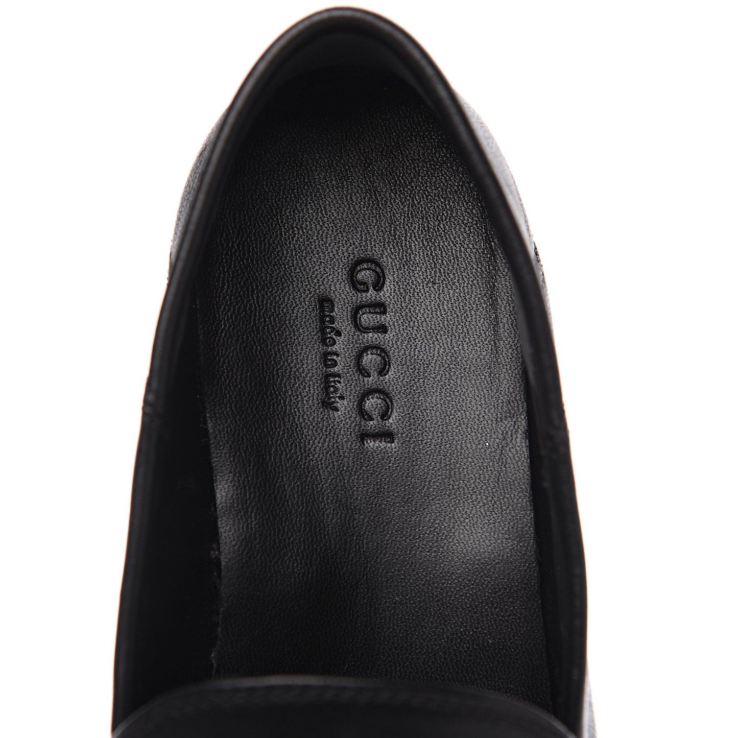 Lambskin Womens Brixton Horsebit Loafers 35 Black