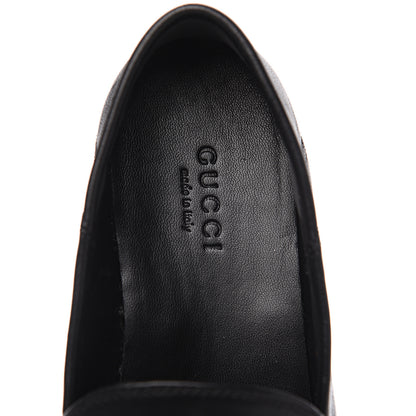 Gucci Lambskin Womens Brixton Horsebit Loafers 35 Black 8 of 11