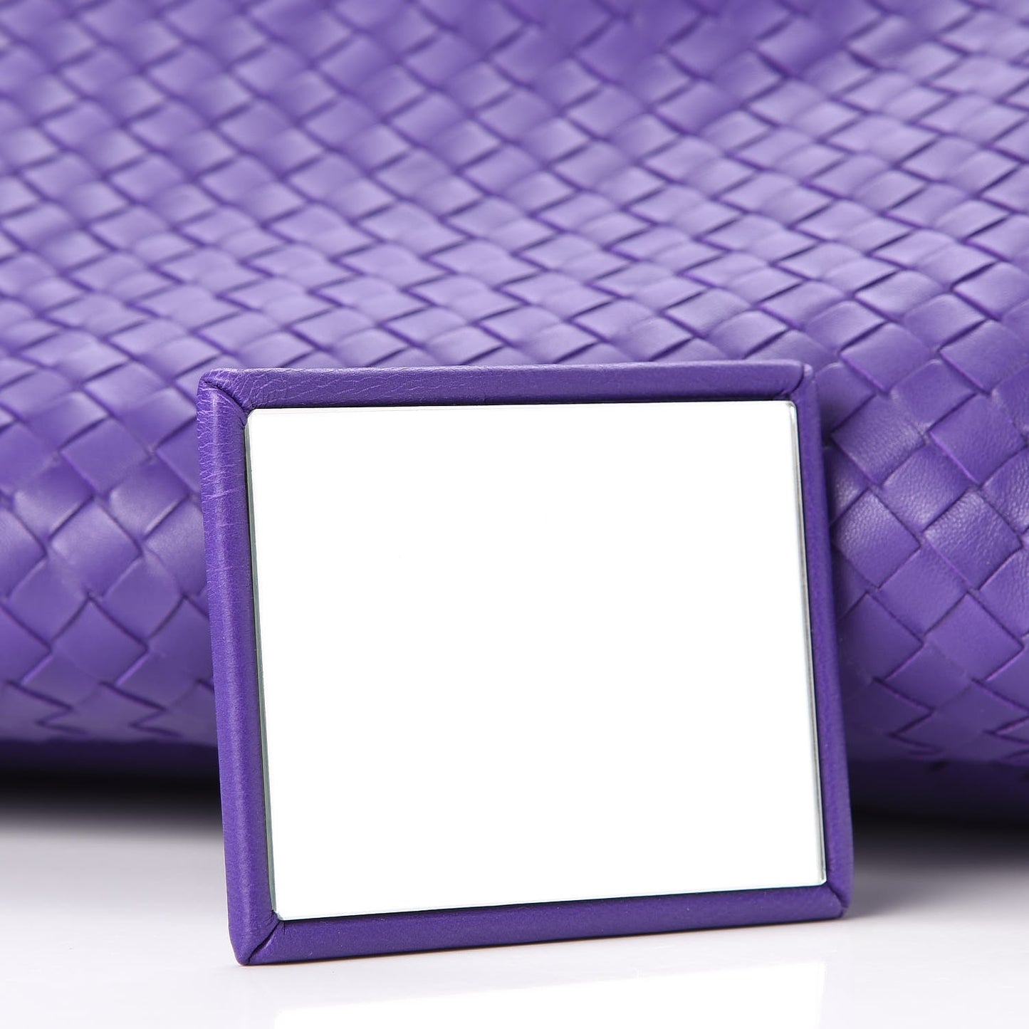 Nappa Intrecciato Double Compartment Tote Anemone