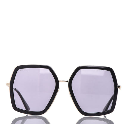 Gucci Acetate Oversize Square Frame GG0106S Sunglasses Black 2 of 7