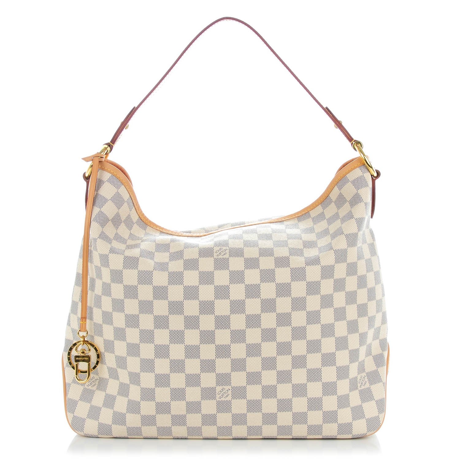 Louis Vuitton Damier Azur Delightful MM Pink 1 of 8