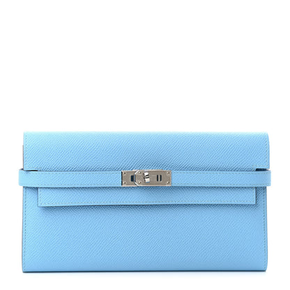 Hermes Epsom Kelly Longue Wallet Celeste 1 of 4