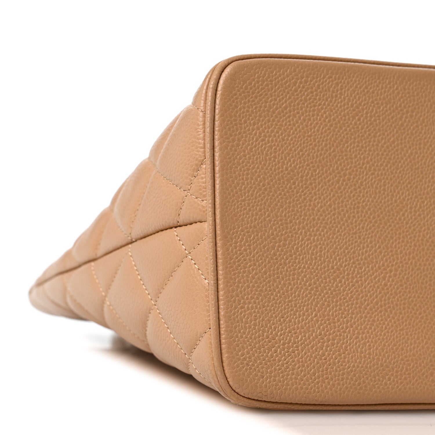 Chanel Caviar Quilted Medallion Tote Beige 9 of 12