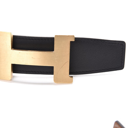 Hermes Swift Togo 42mm Constance Belt 85 Black Gold 8 of 10