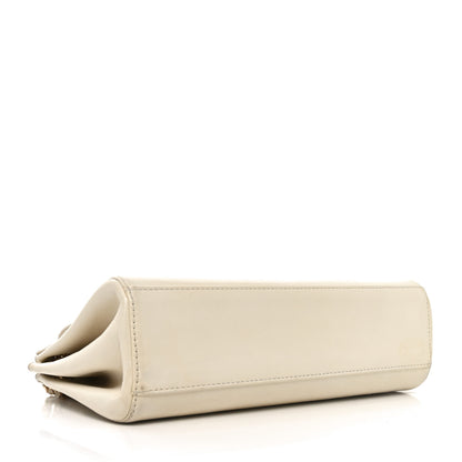 Chanel Lambskin Chocolate Bar Accordion Mademoiselle Ivory 4 of 9