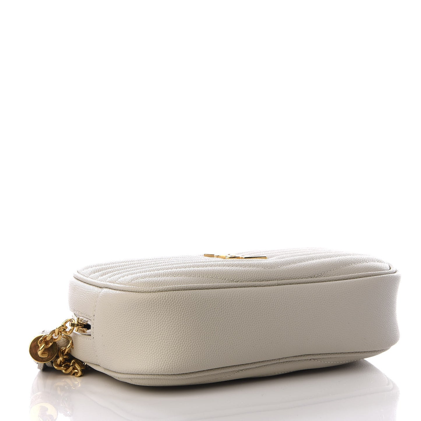 Grain De Poudre Matelasse Monogram Mini Lou Camera Bag Crema Soft