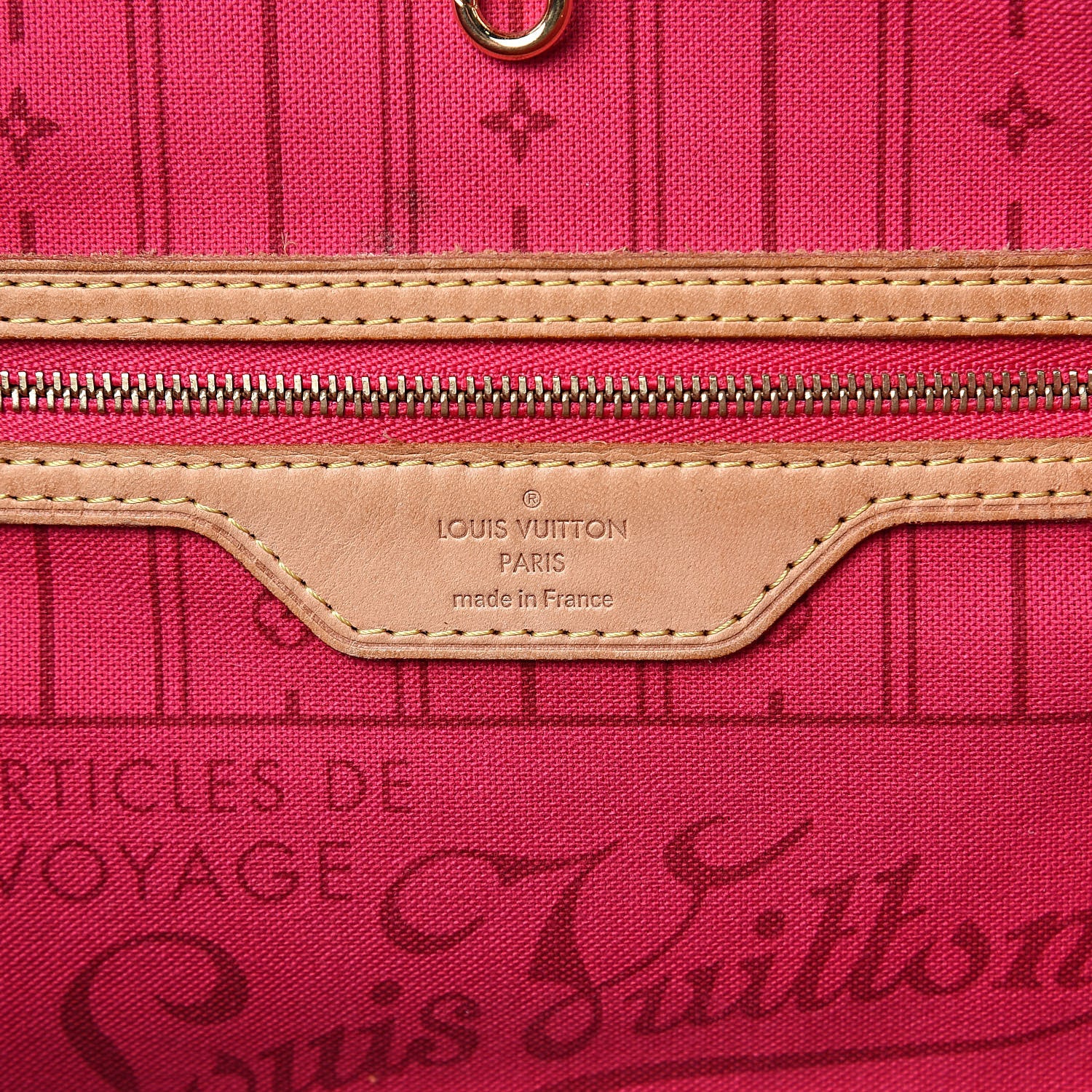 Louis Vuitton Monogram Neverfull PM Fuchsia Gris 6 of 17