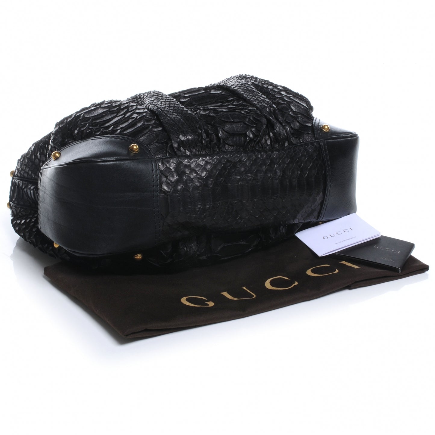 Python Large Jockey Hobo Black