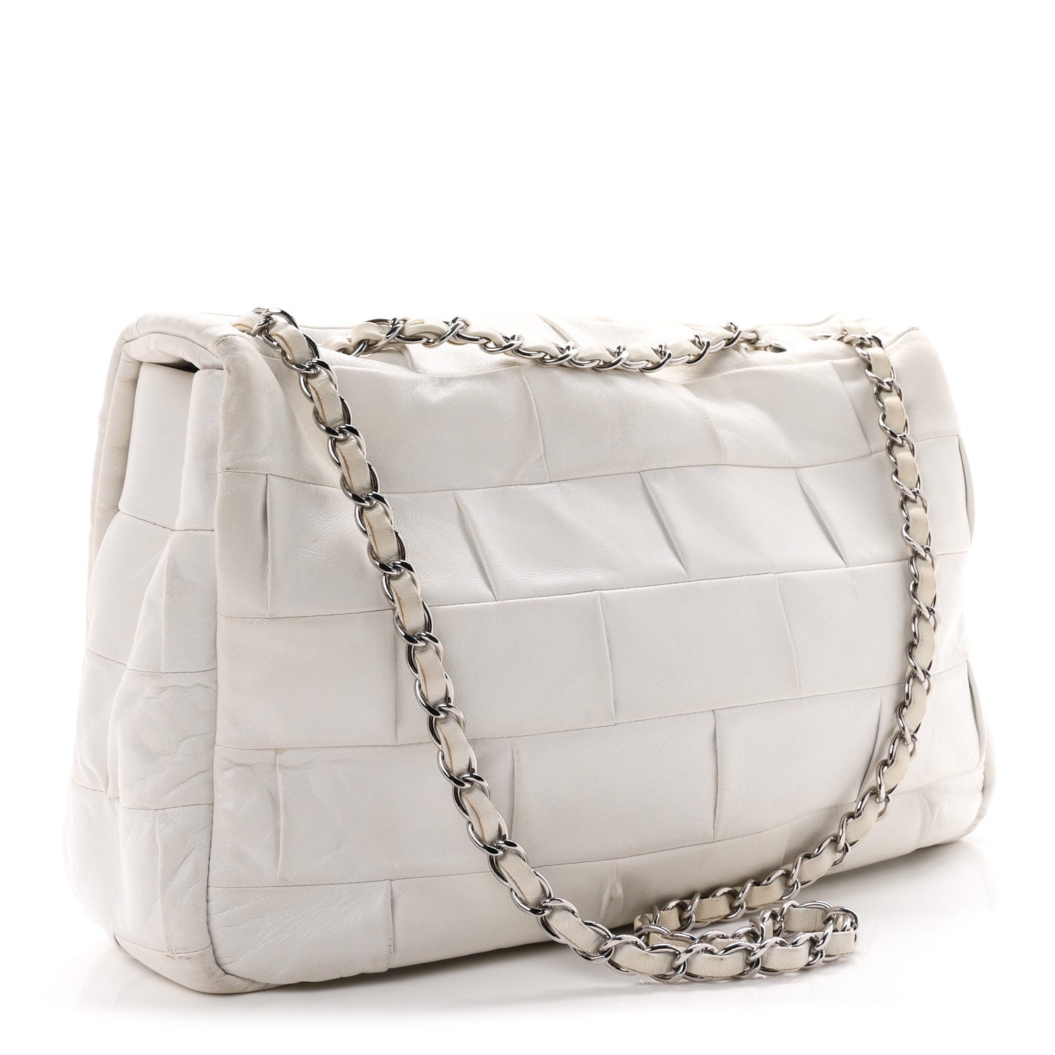 Chanel Lambskin Igloo Single Flap White 3 of 11