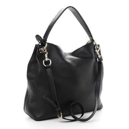 Gucci Pebbled Calfskin Large Soho Hobo Black 2 of 17