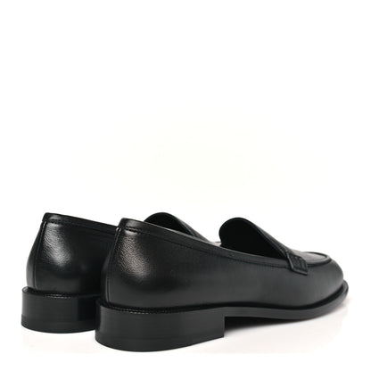 Chanel Lambskin CC Mocassin Loafers 41 Black 5 of 10