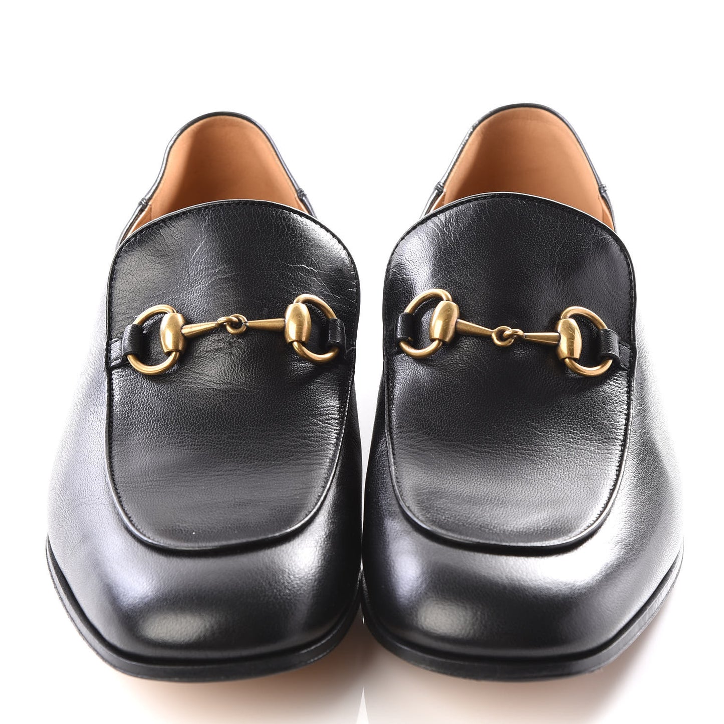 Goatskin Mens Horsebit Loafers 8.5 Black