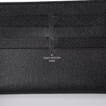 Louis Vuitton Calfskin Felicie Chain Wallet Card Holder Insert Black 5 of 6