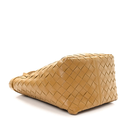 Bottega Veneta Nappa Intrecciato Small Flip Flap Tote Acorn Brass 3 of 8