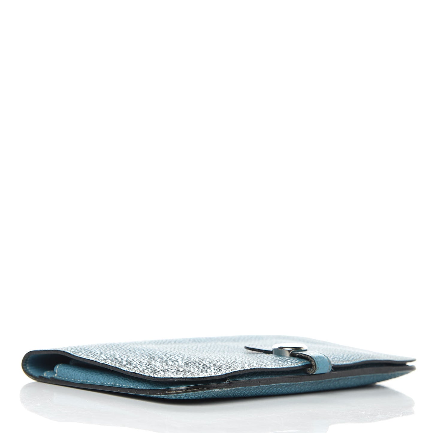Togo Dogon Duo Wallet Blue Jean