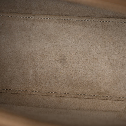Celine Drummed Calfskin Nano Luggage Dune 13 of 13