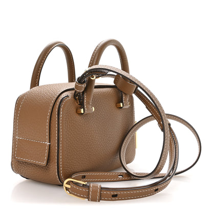 Delvaux Taurillon Soft Nano Cool Box Satchel Vegetal Ivory 3 of 10