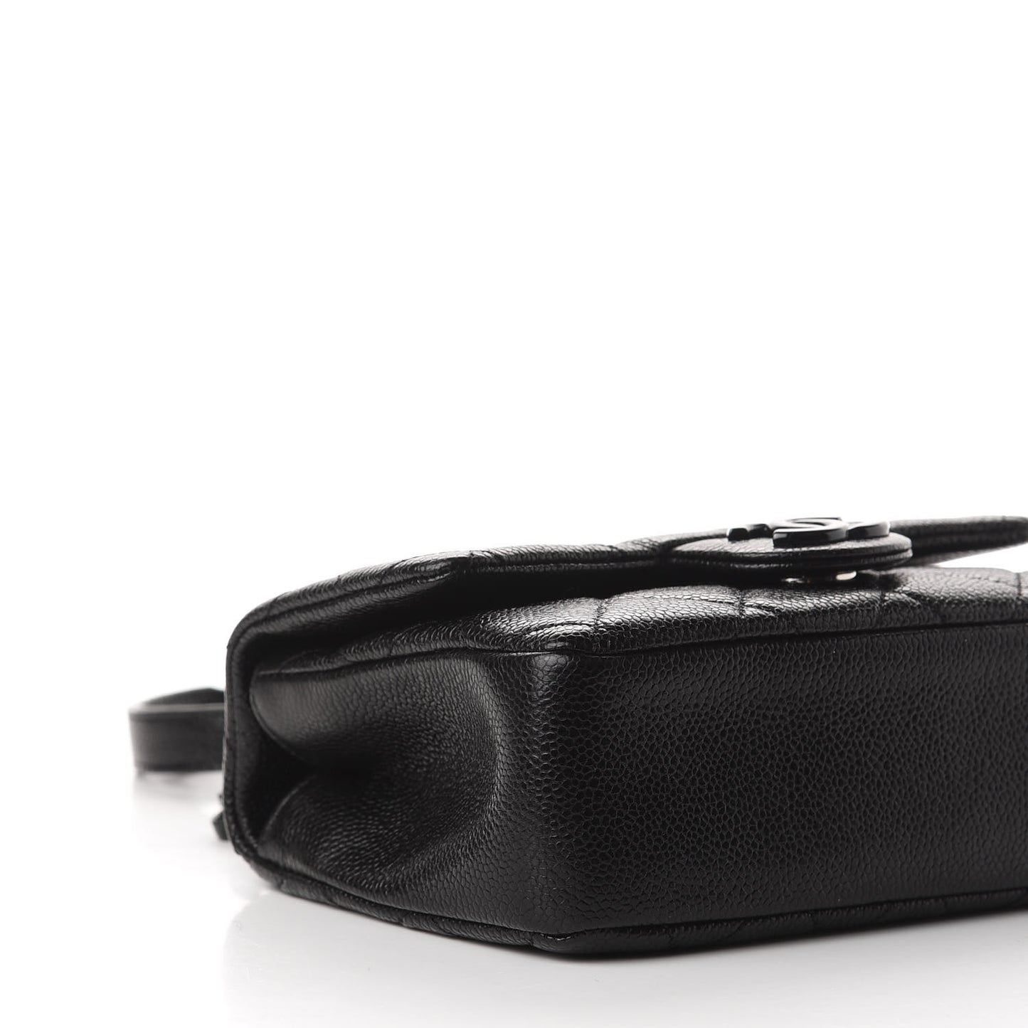 Caviar Quilted Incognito Mini Square Flap Black