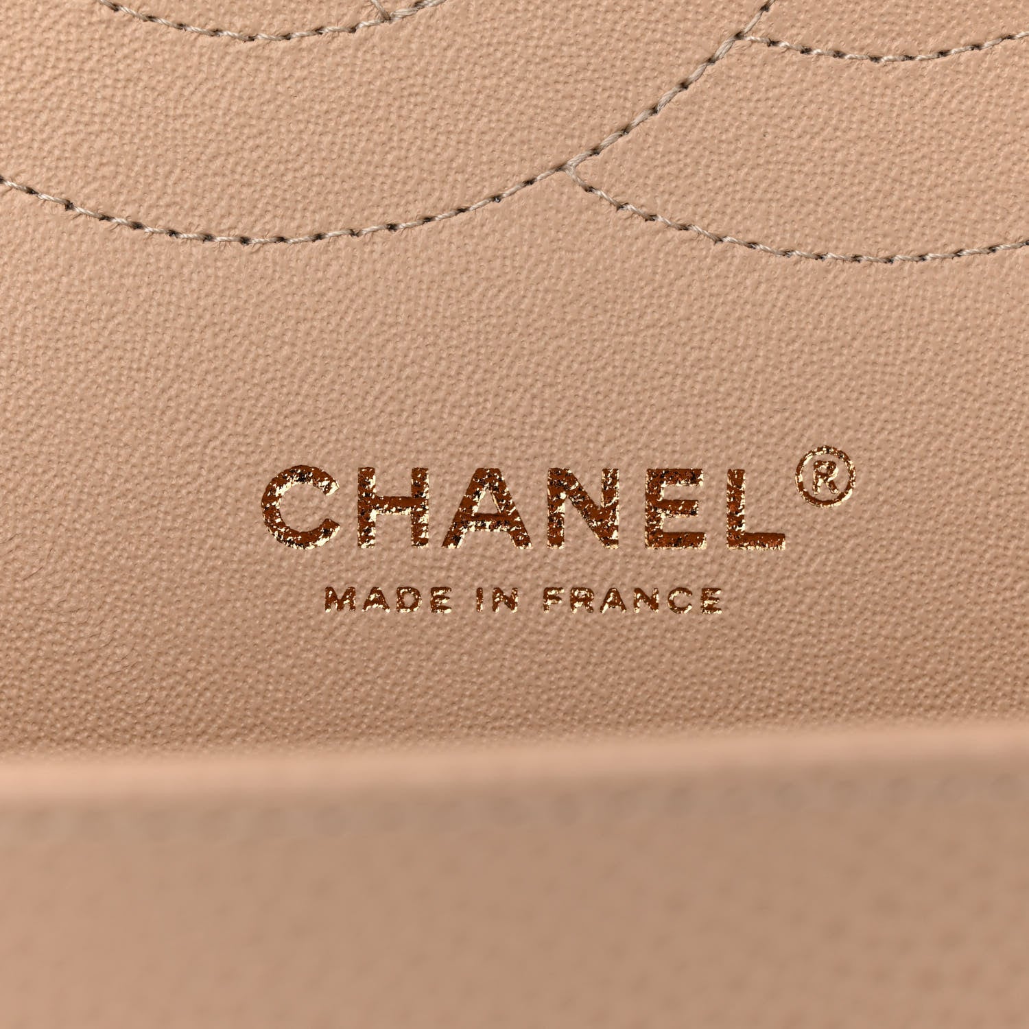 Chanel Caviar Quilted Jumbo Double Flap Beige Clair 6 of 12