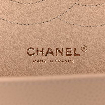 Chanel Caviar Quilted Jumbo Double Flap Beige Clair 6 of 12