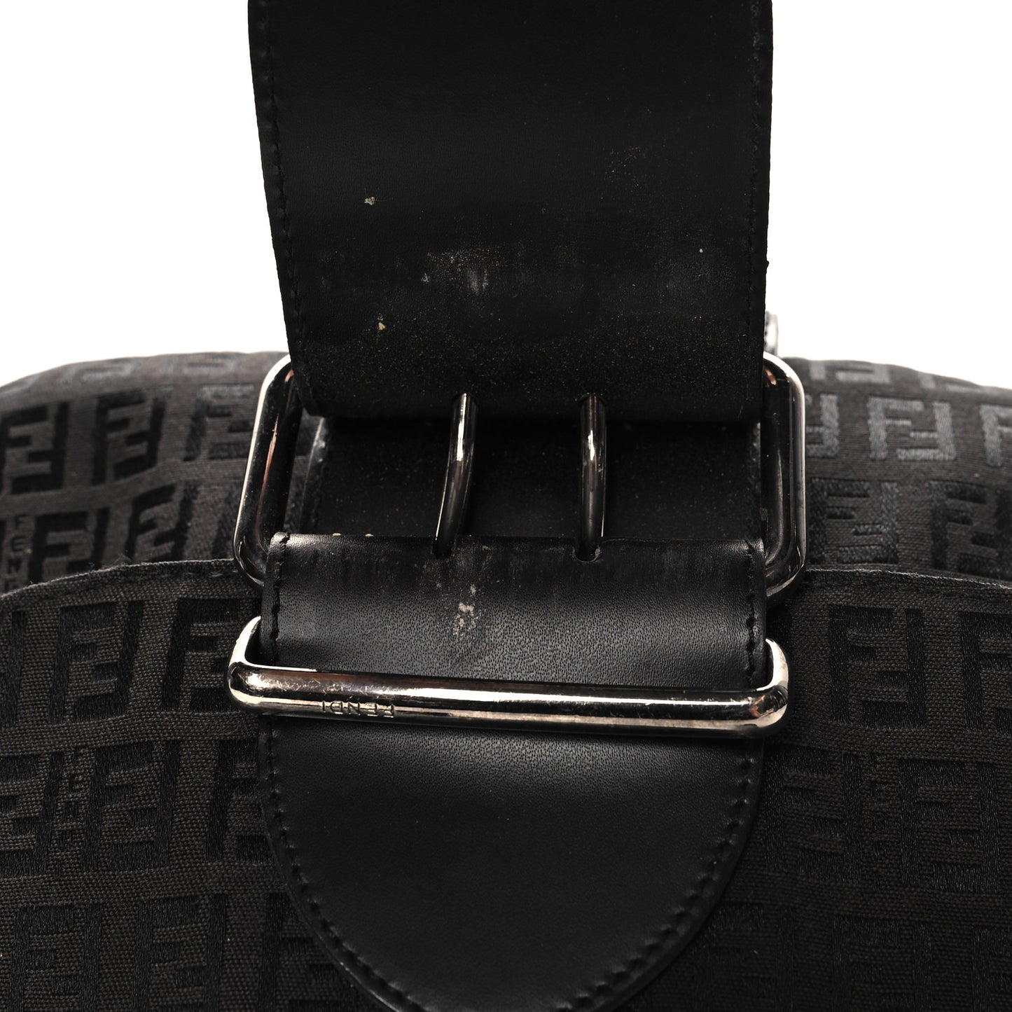 Zucchino Buckle Shoulder Bag Black