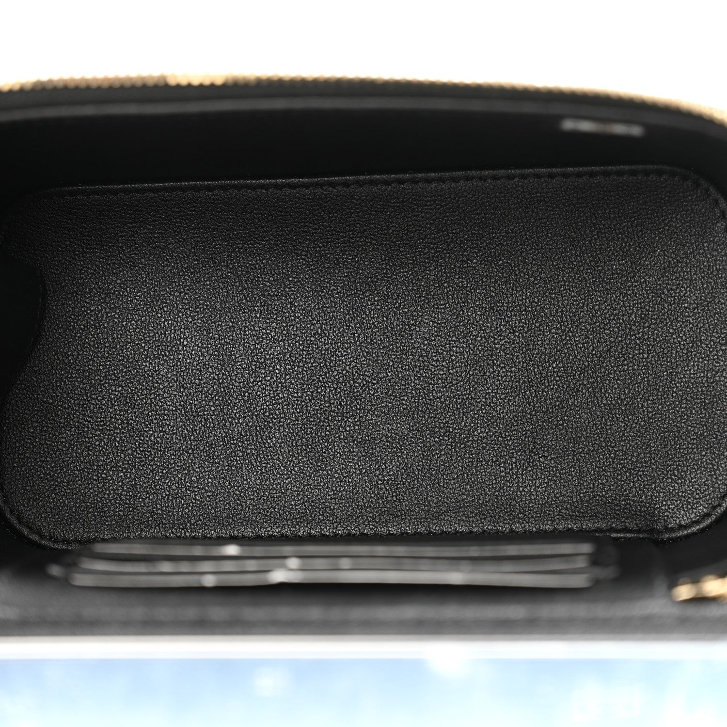 Chanel Lambskin Quilted Enamel Coco Casino Small Vanity Case With Chain Black 5 of 10