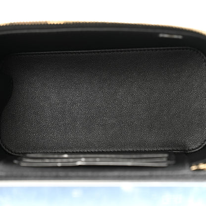 Chanel Lambskin Quilted Enamel Coco Casino Small Vanity Case With Chain Black 5 of 10