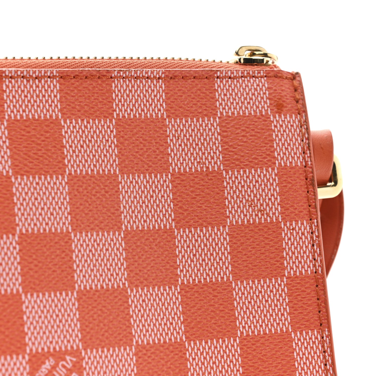 Louis Vuitton Damier Couleurs Kit Clutch Piment 11 of 13