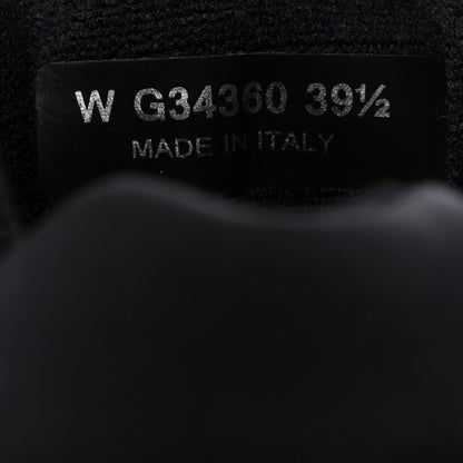 Chanel Fabric Calfskin Suede CC Sneakers 39.5 Black 6 of 9