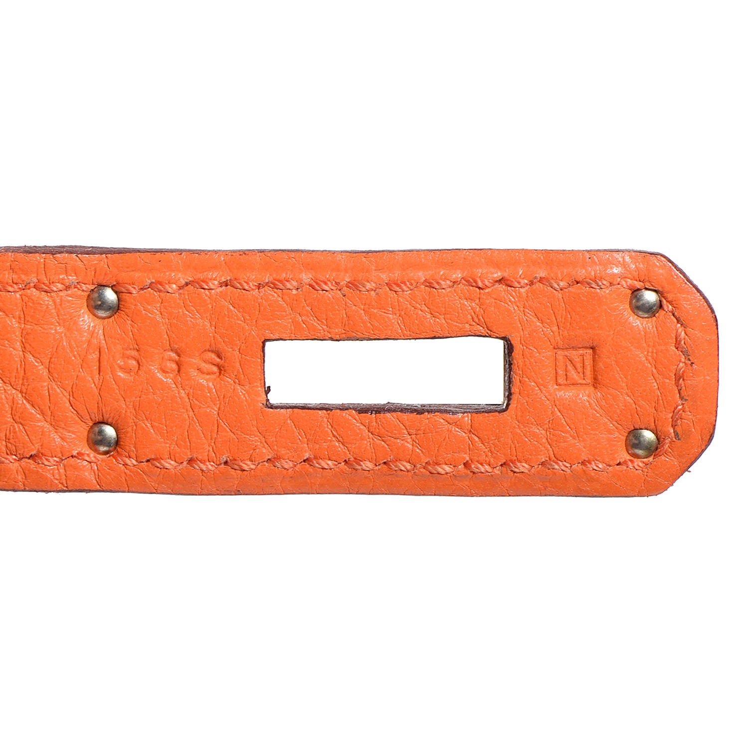 Hermes Taurillon Clemence Birkin 35 Orange 11 of 26