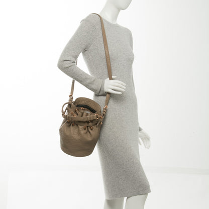 Alexander Wang Pebbled Lambskin Diego Bucket Bag Latte 2 of 8