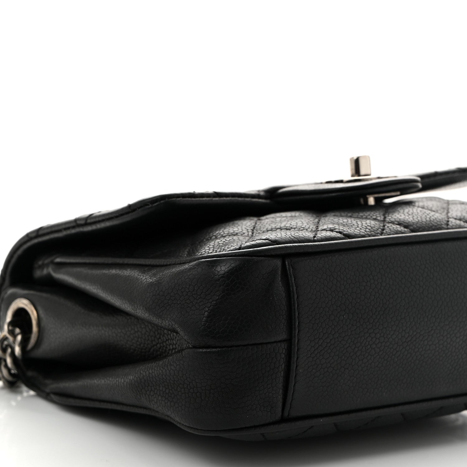 Chanel Caviar Quilted Small Rock In Rome Flap Black 9 of 10